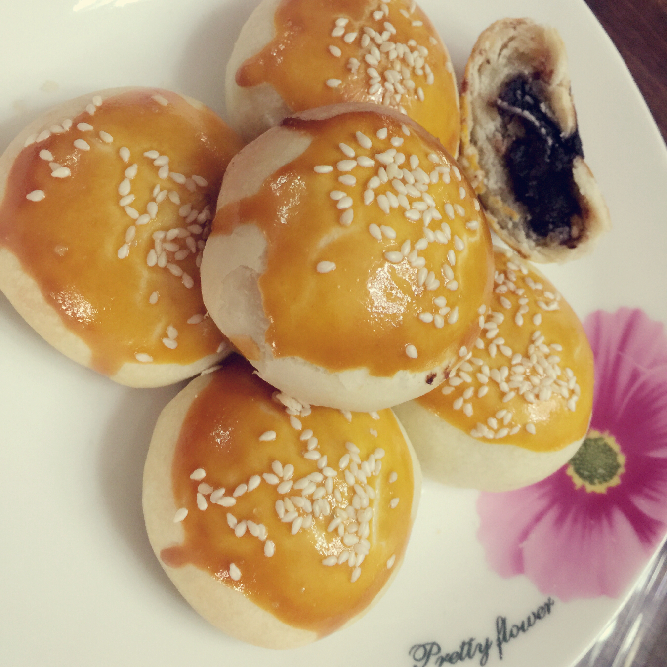 红豆酥饼（附油酥不测漏的办法）