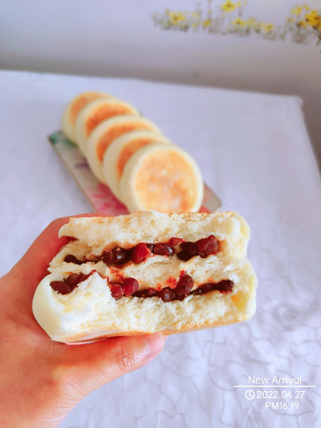 发面红豆饼