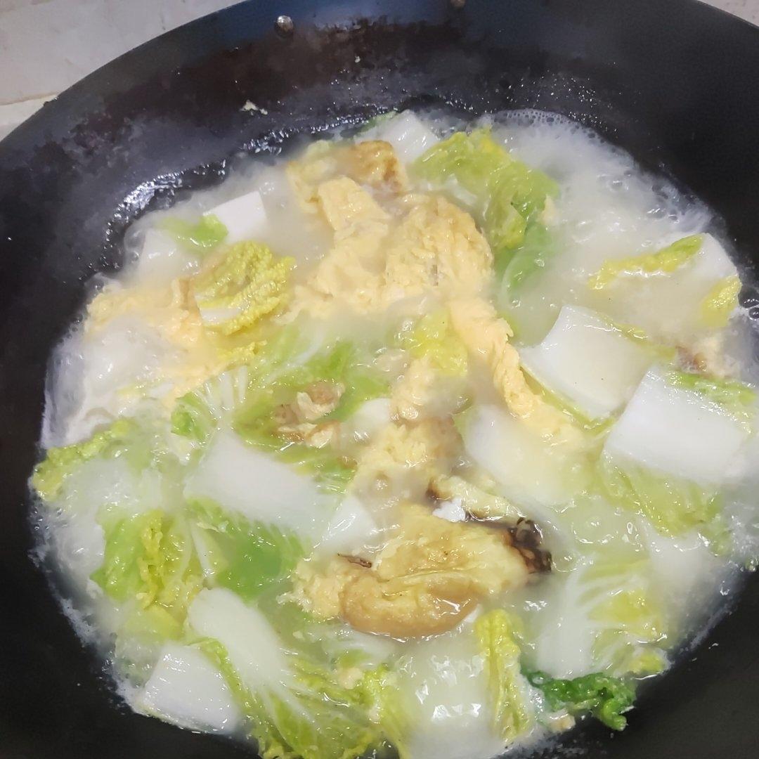 白菜豆腐汤