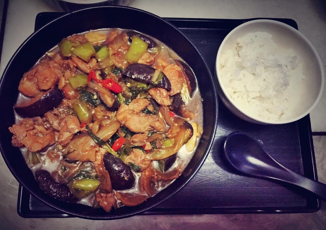 少油低脂黄焖鸡