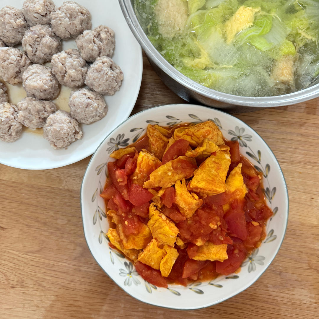 简单美味❗️好吃到舔盘的番茄炒蛋拌饭