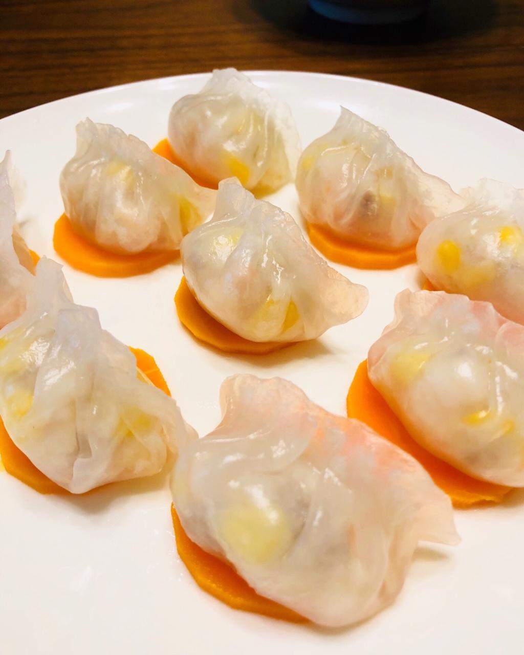 弯梳虾饺