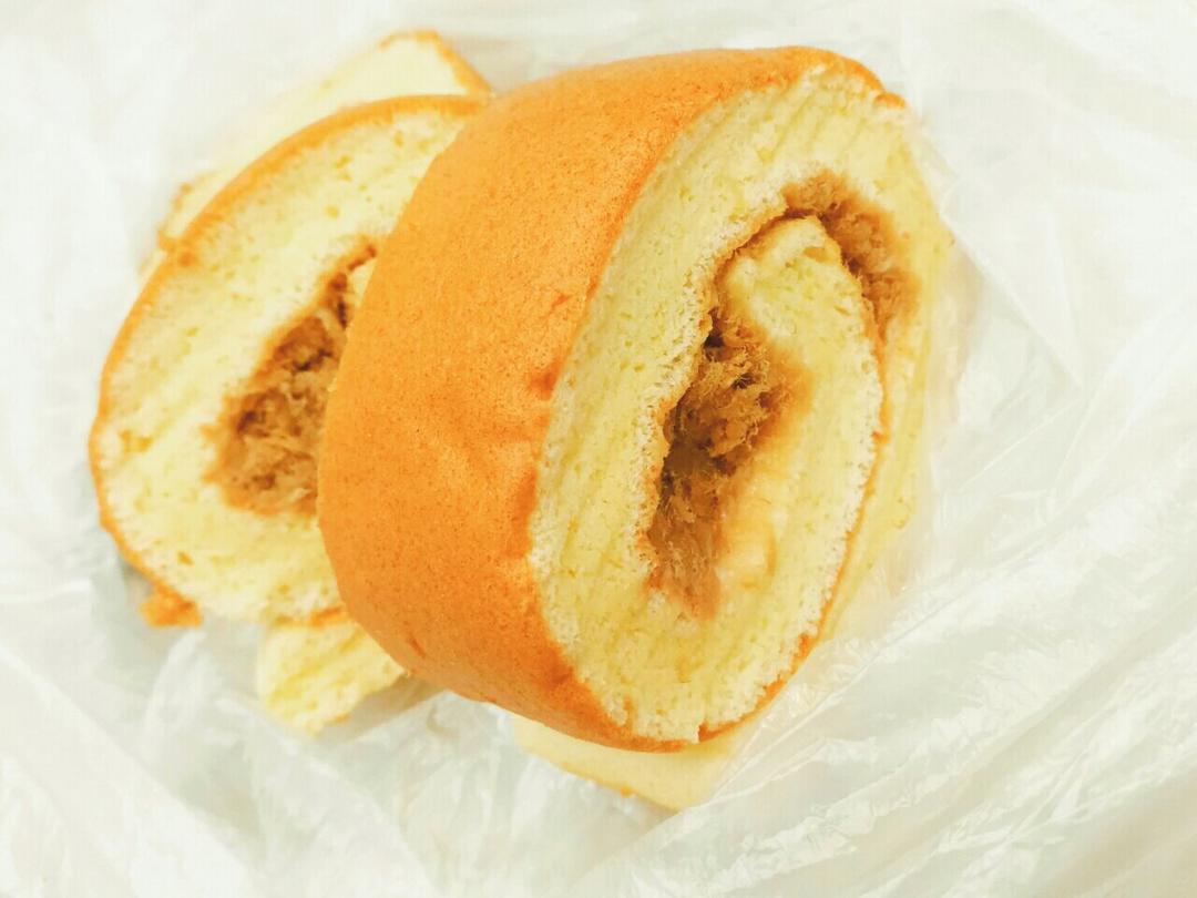 香葱肉松肥蛋糕卷～