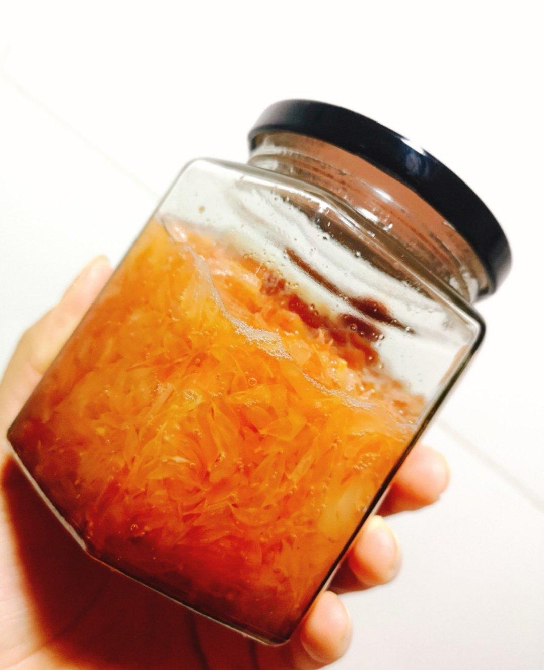 黎黎豆做的蜂蜜柚子酱