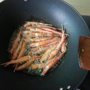 串烧虾的做法 步骤4