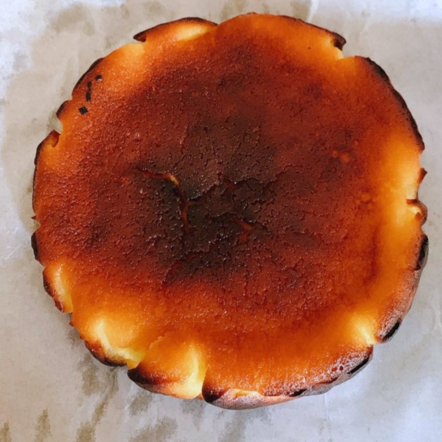 4寸配方巴斯克式烧焦芝士蛋糕的做法