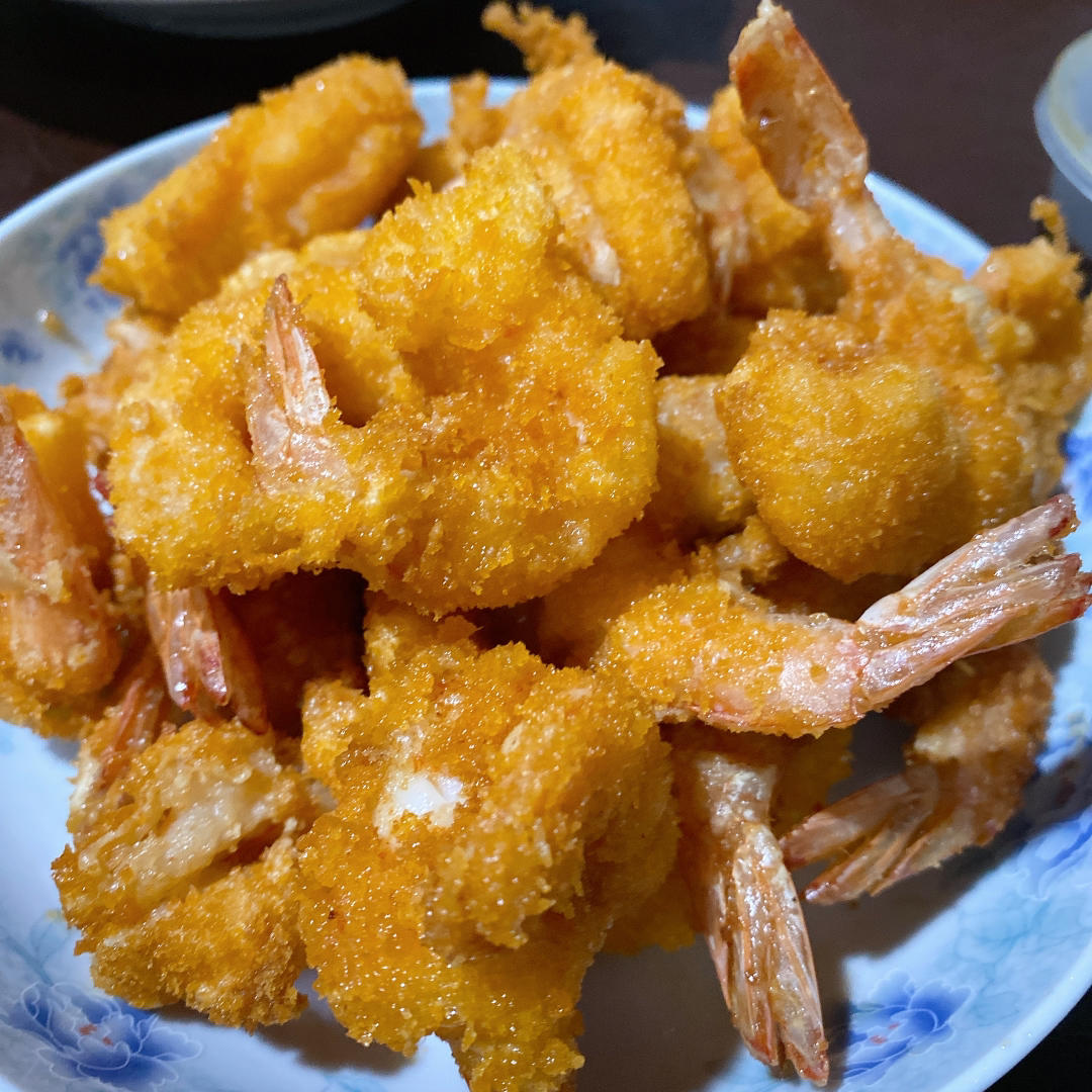 酥炸凤尾虾