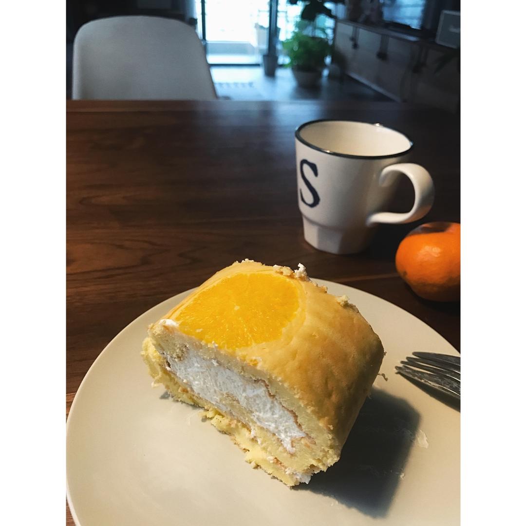 橙香蛋糕卷