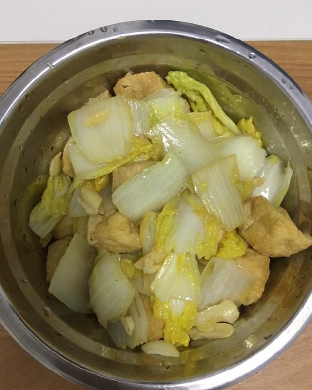 白菜油豆腐