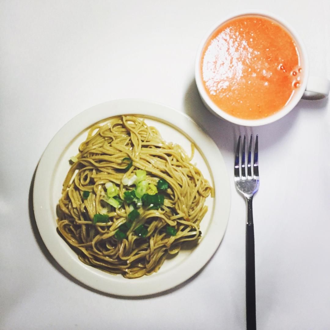 黄磊版葱油拌面