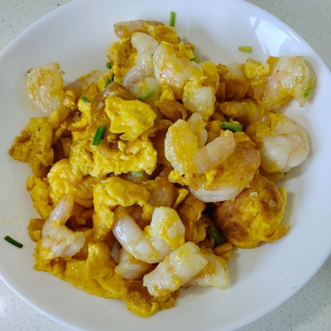 虾仁滑炒鸡蛋