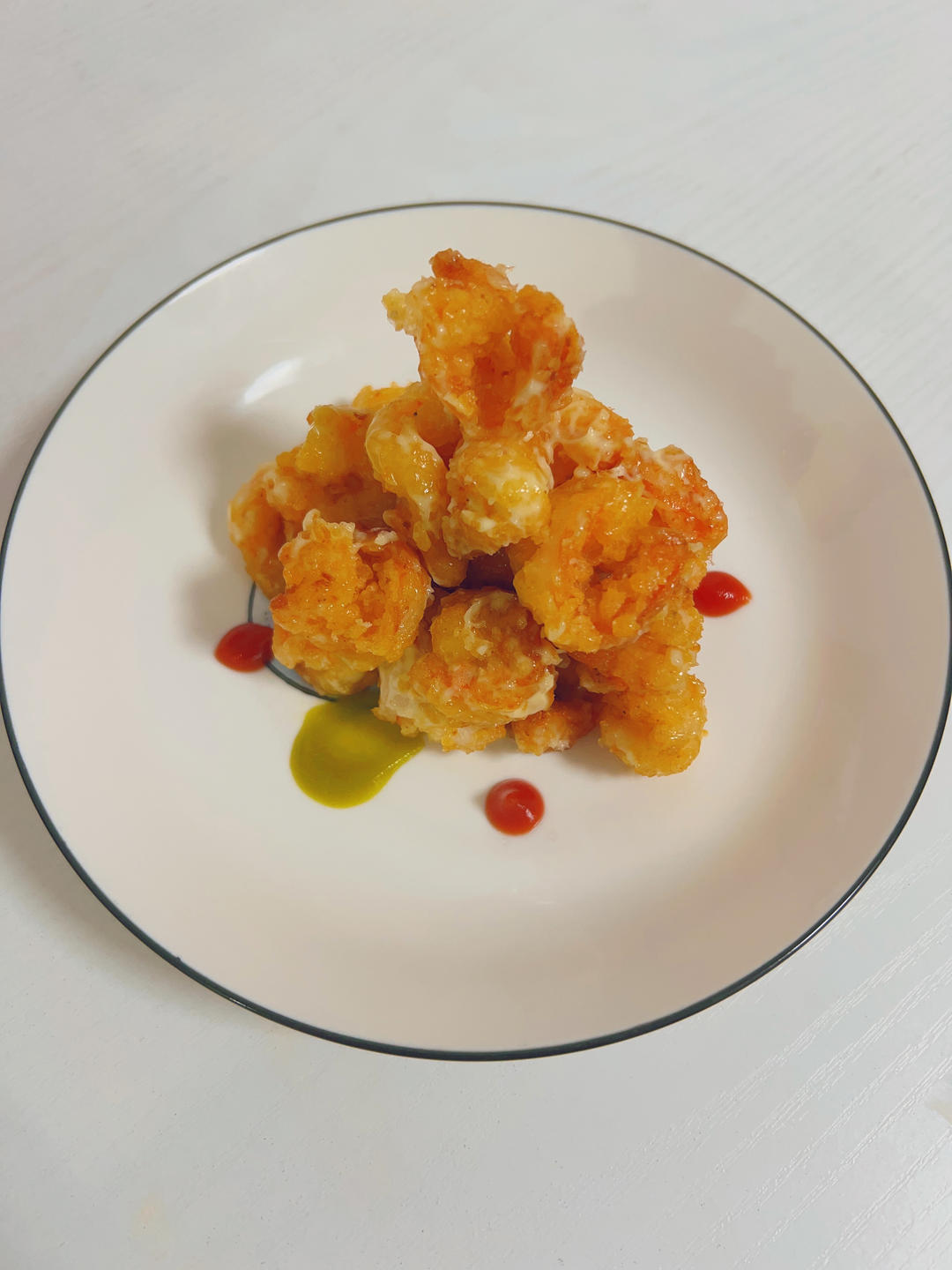 柏悦平替版芥末虾球