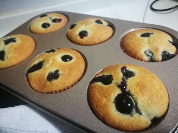 超好吃的蓝莓麦芬