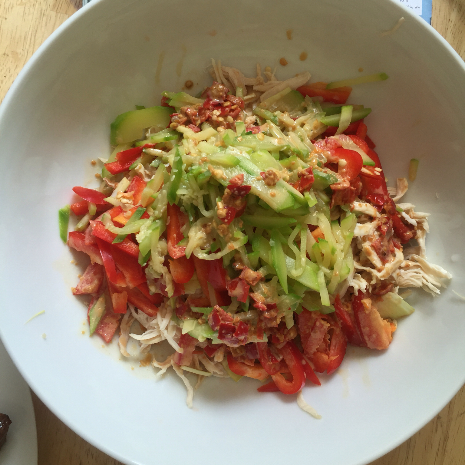 【健康三餐】酸甜黄芥末拌鸡丝