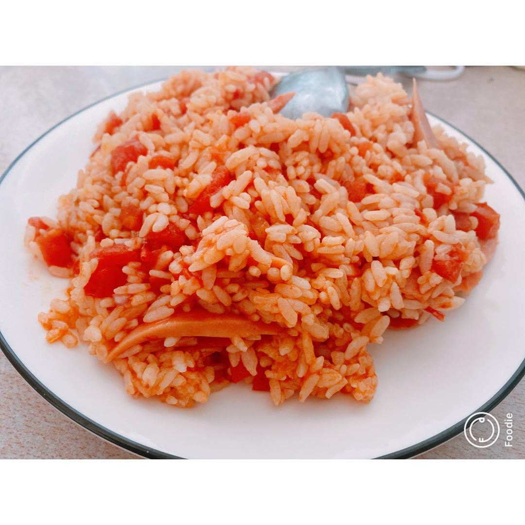蕃茄浓汤烩饭