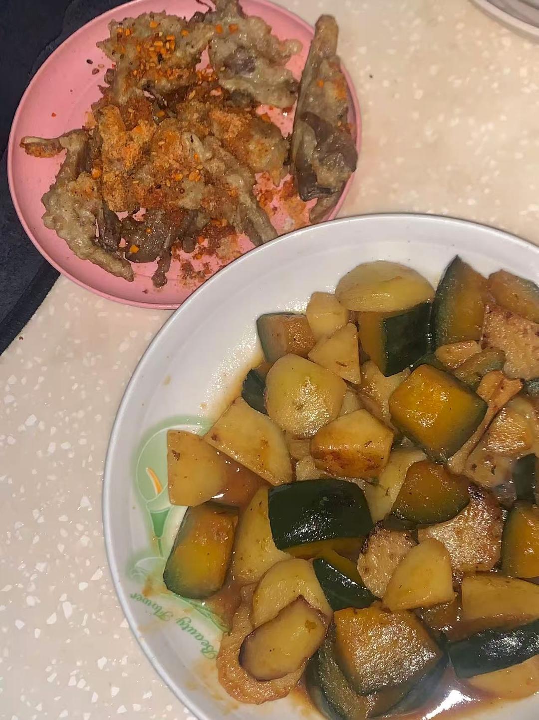 土豆炖南瓜