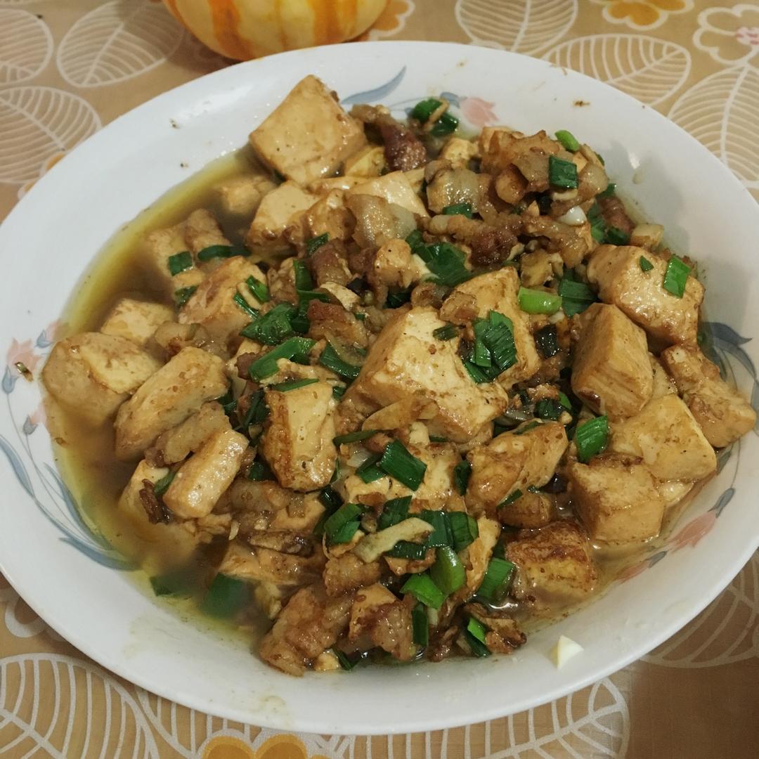 蒜香肉末烧豆腐