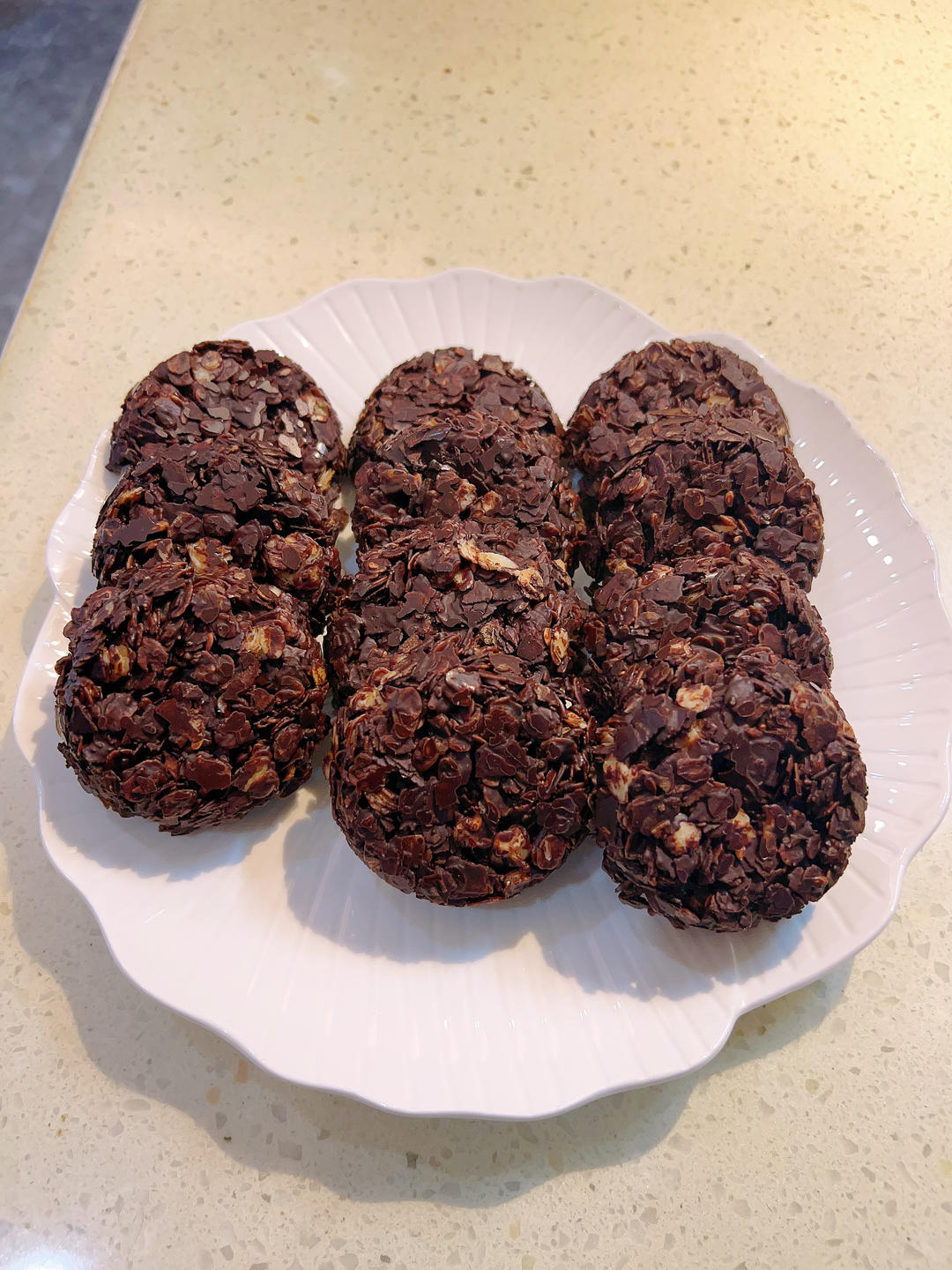 巧克力燕麦脆🍫低糖不甜腻，高纤维又有饱腹感！