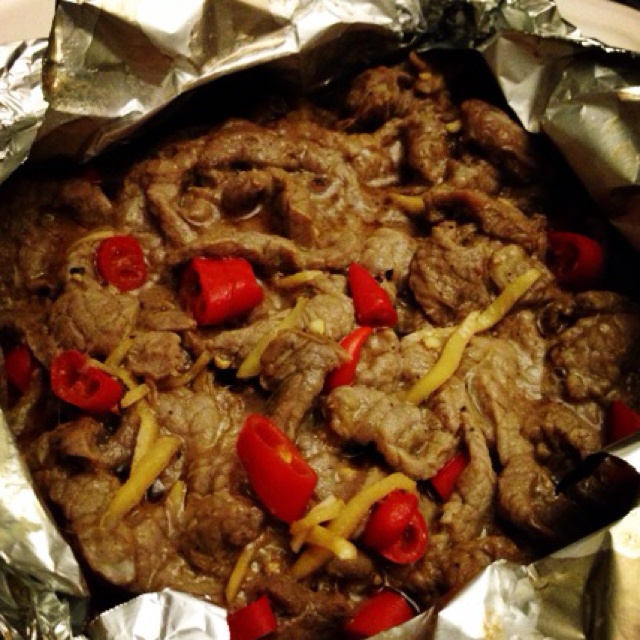 锡纸牛肉