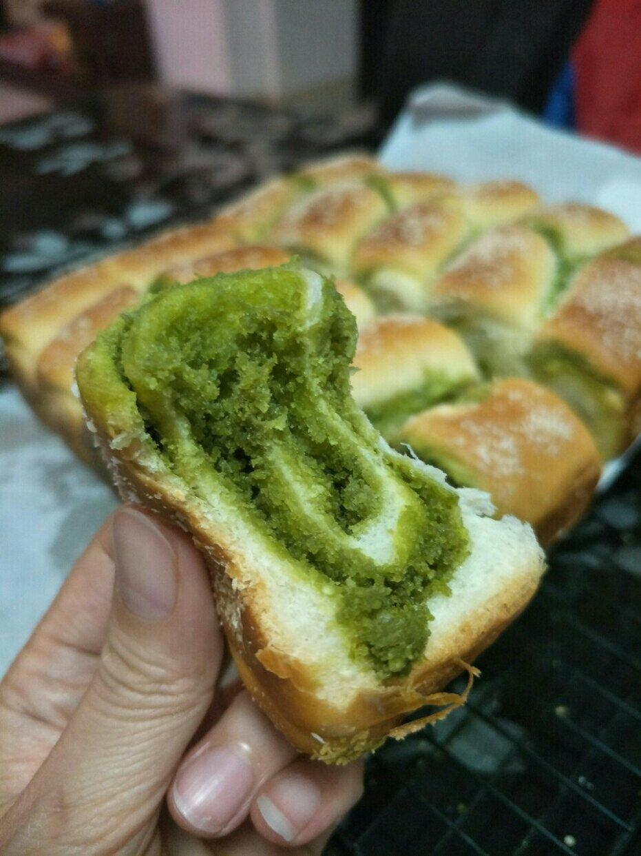 抹茶奶酥小金砖（70%中种吐司）