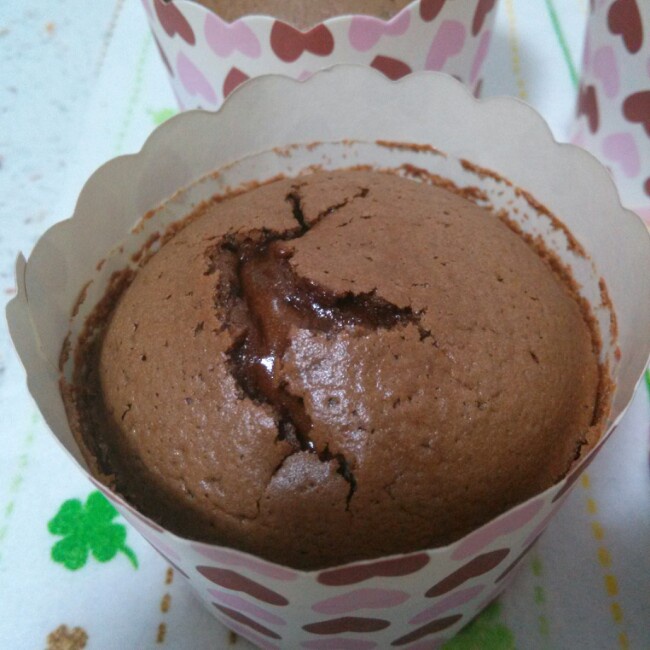 莫尼卡美食厨房：爆浆巧克力蛋糕