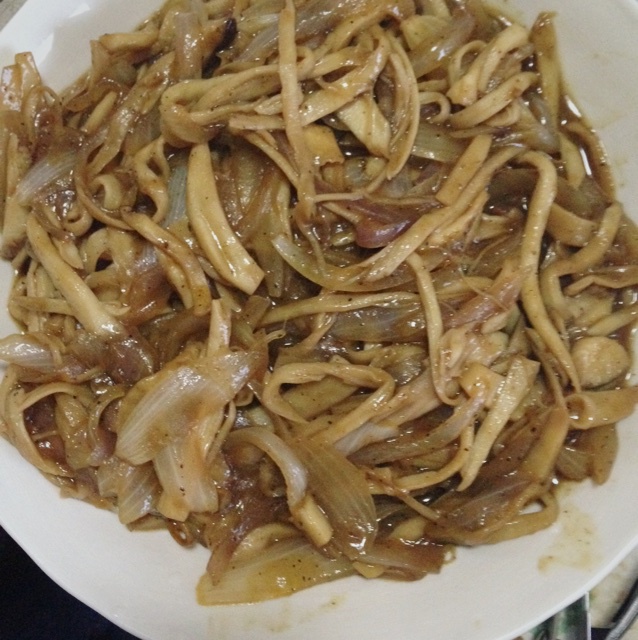 洋葱遇到杏鲍菇