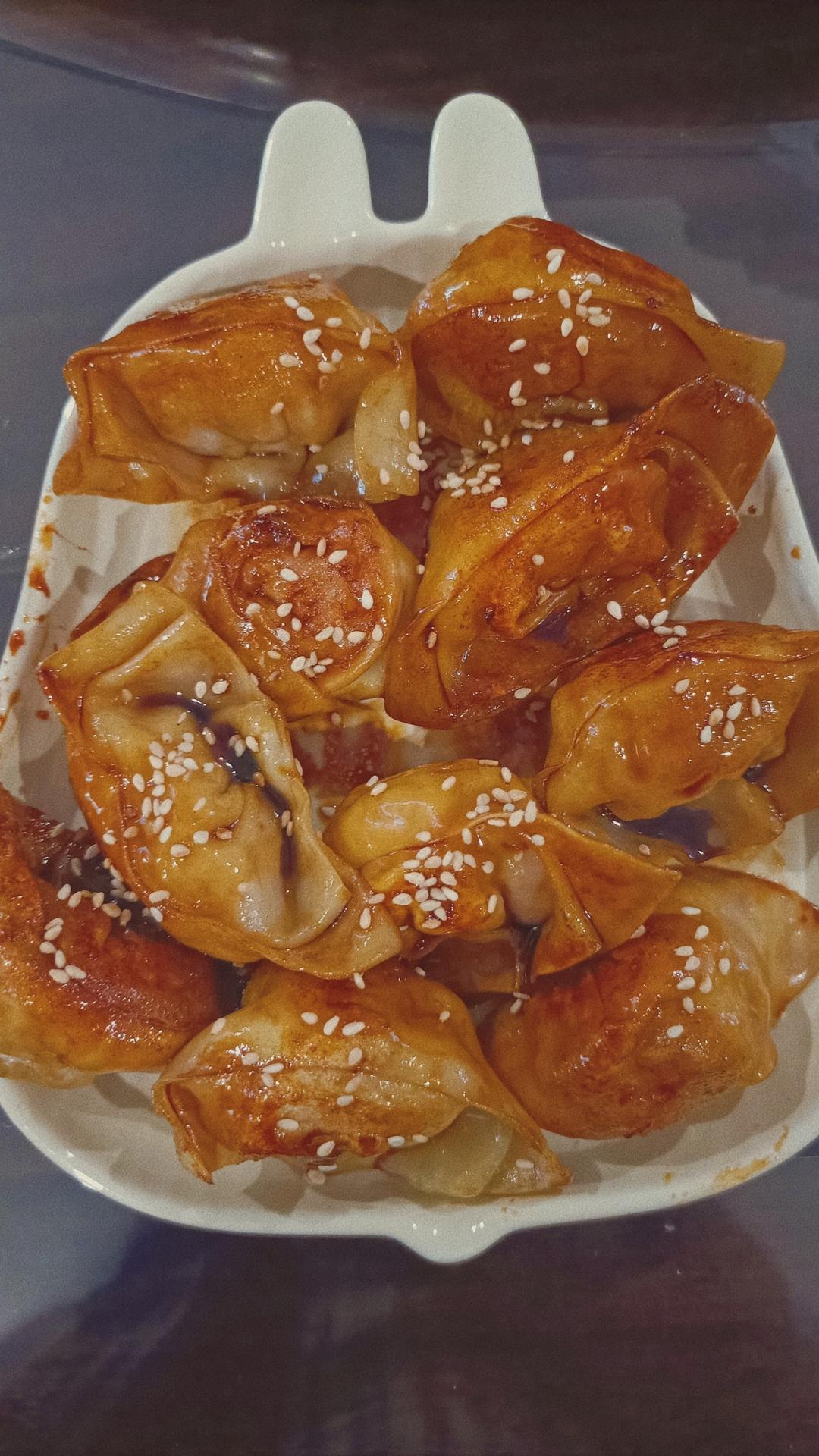 糖醋炒馄饨（五分钟菜谱）