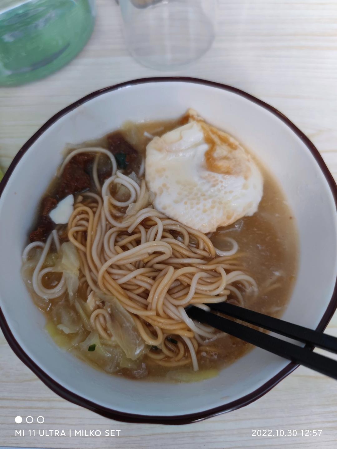 我家一周吃七次的清汤面 味道真的绝了！！