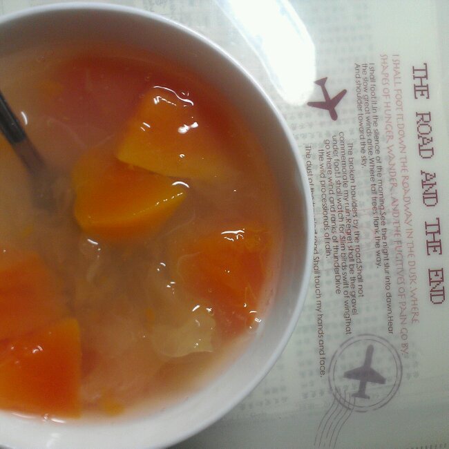 银耳木瓜羹