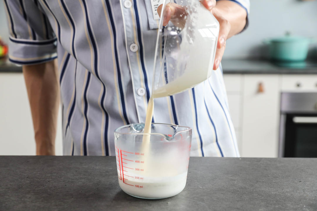 纯奶手撕吐司的做法 步骤1