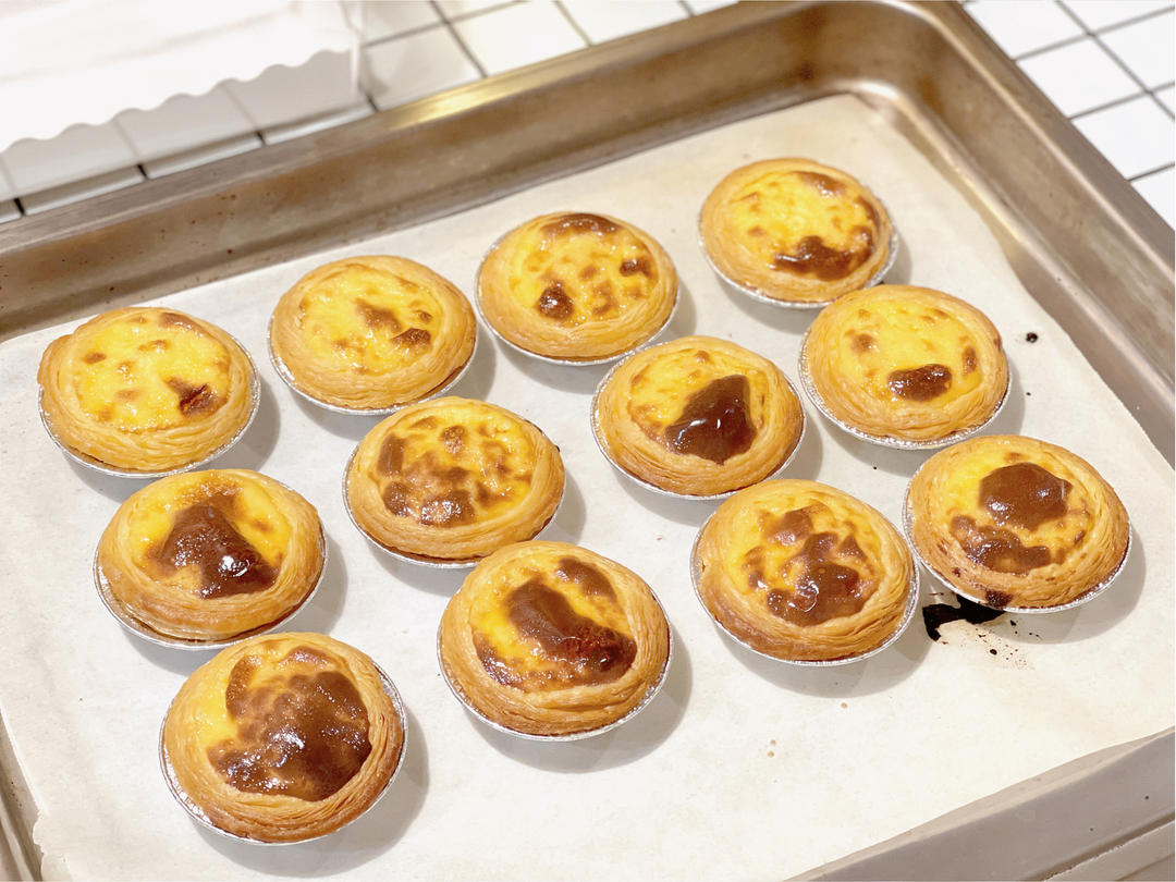 超嫩滑的葡式蛋挞(全蛋版)新手友好『秒杀KFC』