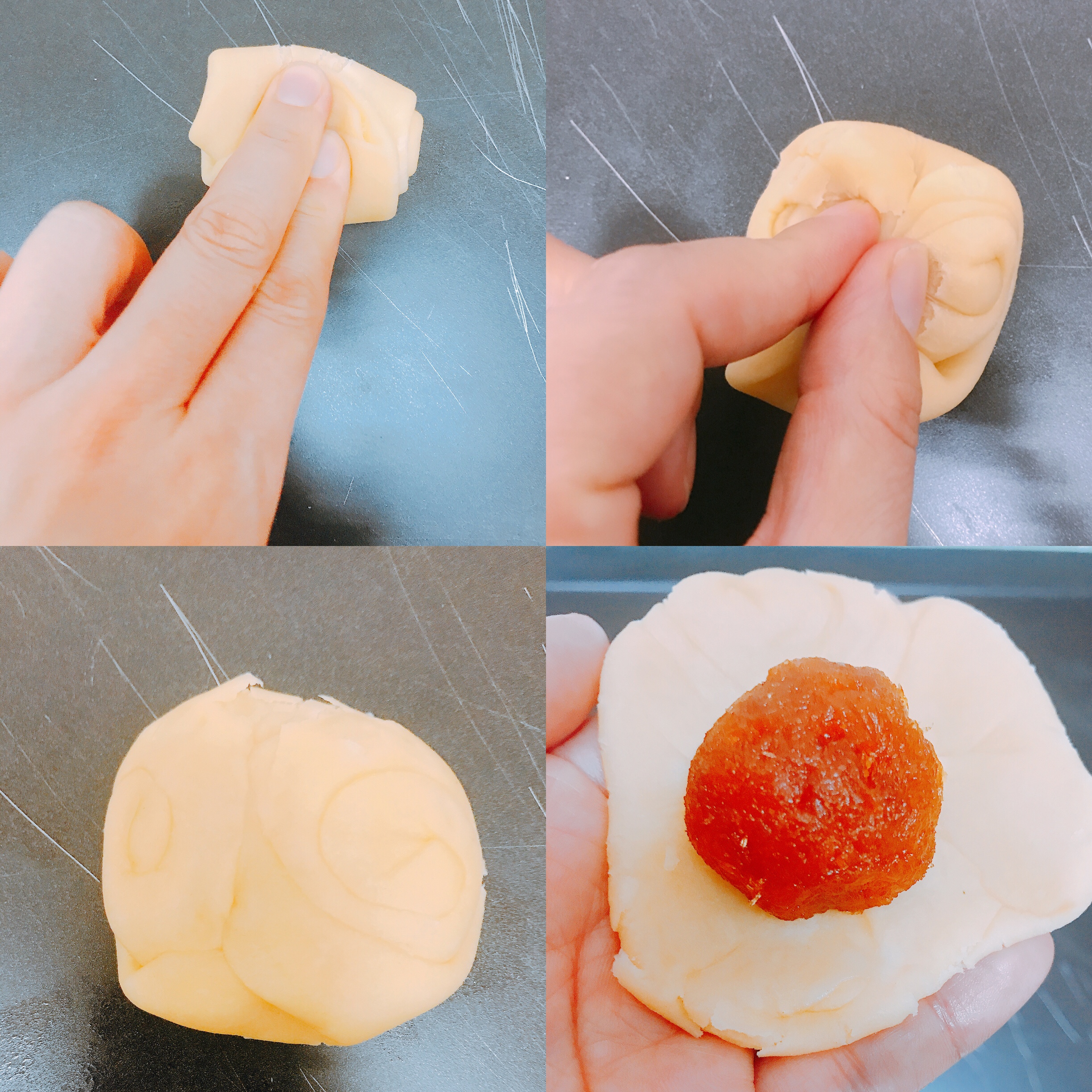 芝麻烧饼凤梨酥的做法 步骤9