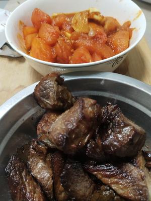 西红柿+蕃茄酱+牛肉+土豆的做法 步骤6