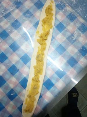 奶黄红薯面包卷的做法 步骤4