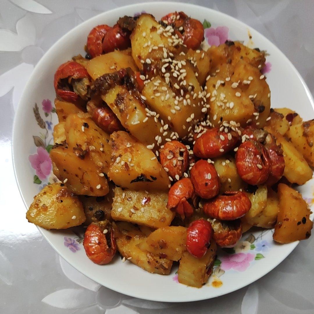 龙虾尾烧土豆