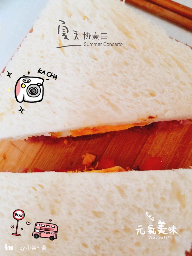 早餐 培根 三明治