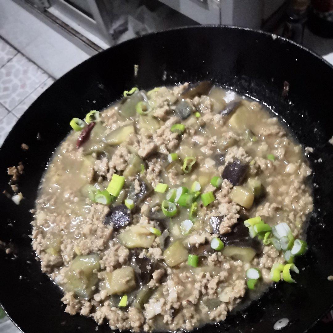 红烧肉沫茄子