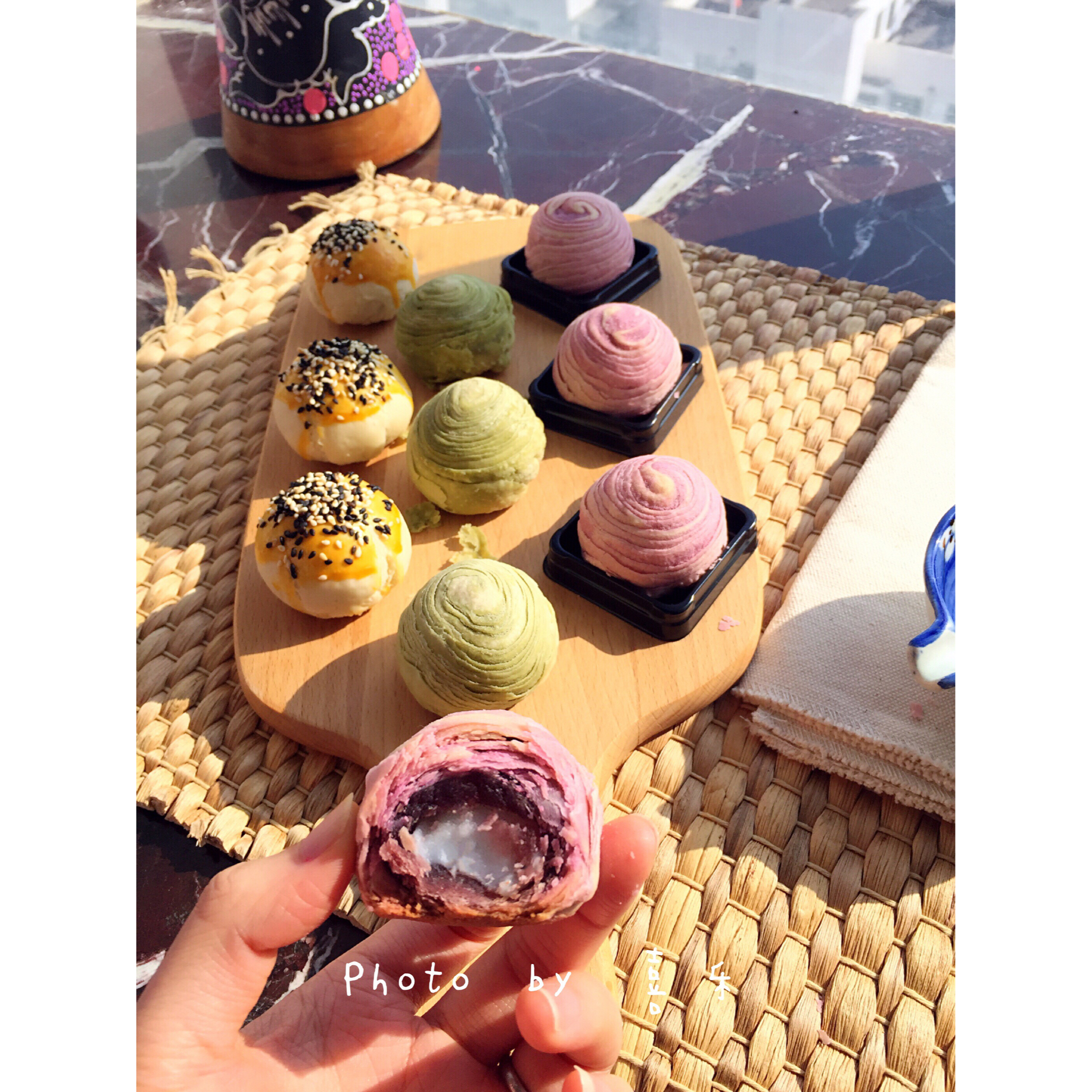 麻薯香芋酥/台湾大甲芋头酥(无猪油完美复刻2015.10修订各种抹茶酥、绿茶酥、蛋黄酥、紫薯酥通用哟）