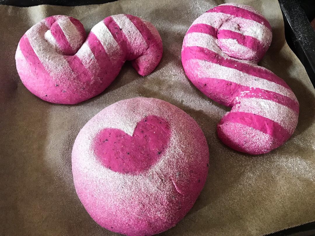 红心火龙果软欧