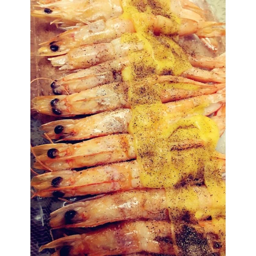 微波炉版芝士烤虾