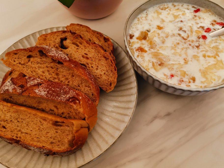 红酒桂圆全麦软欧