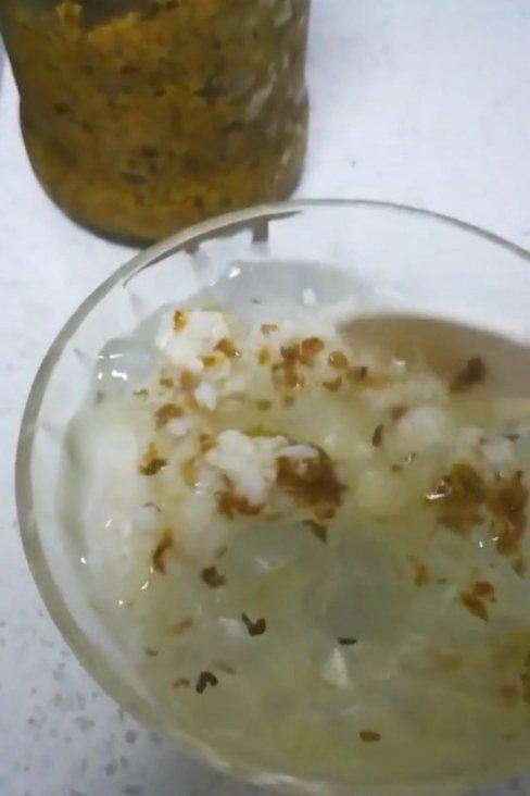 桂花酒酿冰粉粉「治愈夏天」