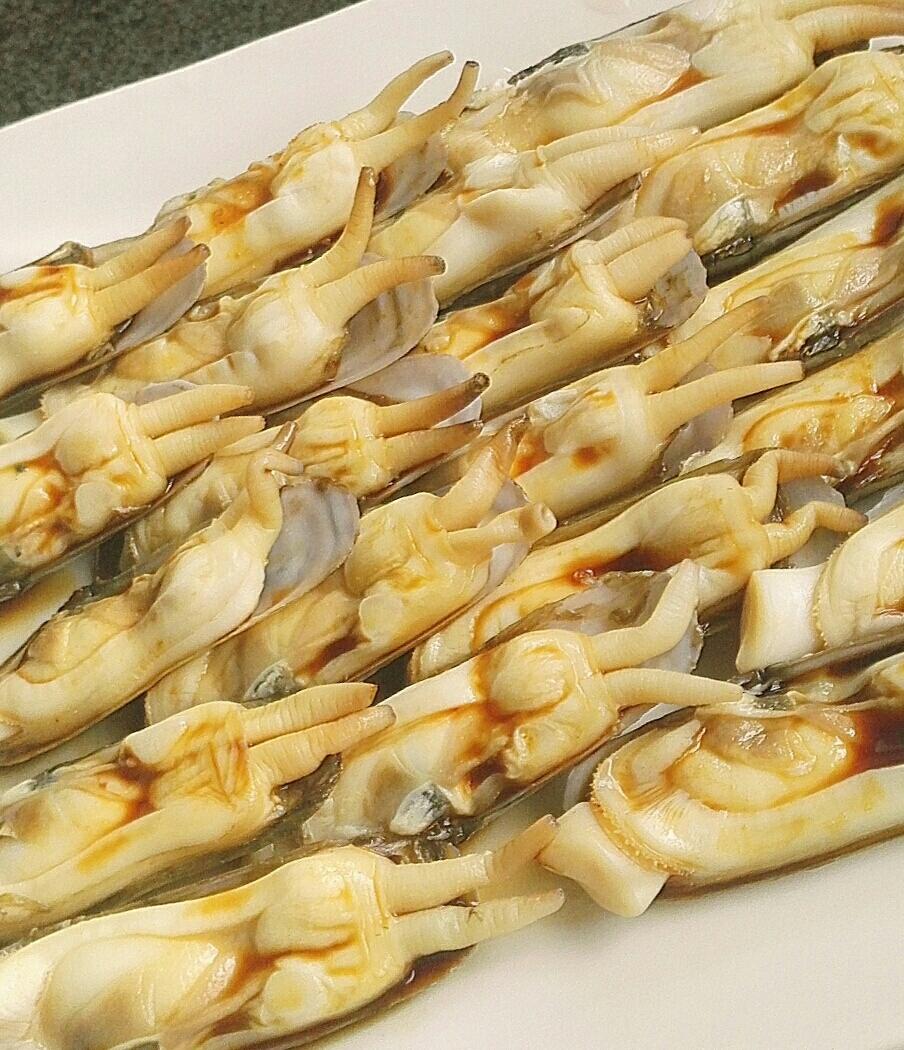 端午节的菜@清蒸蛏子的做法