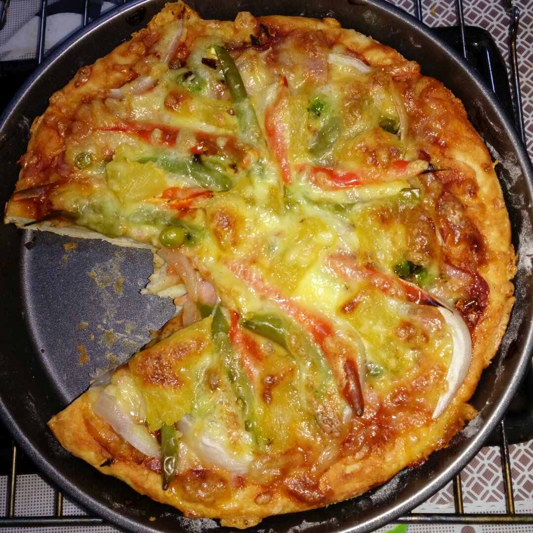 不用酵母的披萨底 No Yeast Pizza Dough