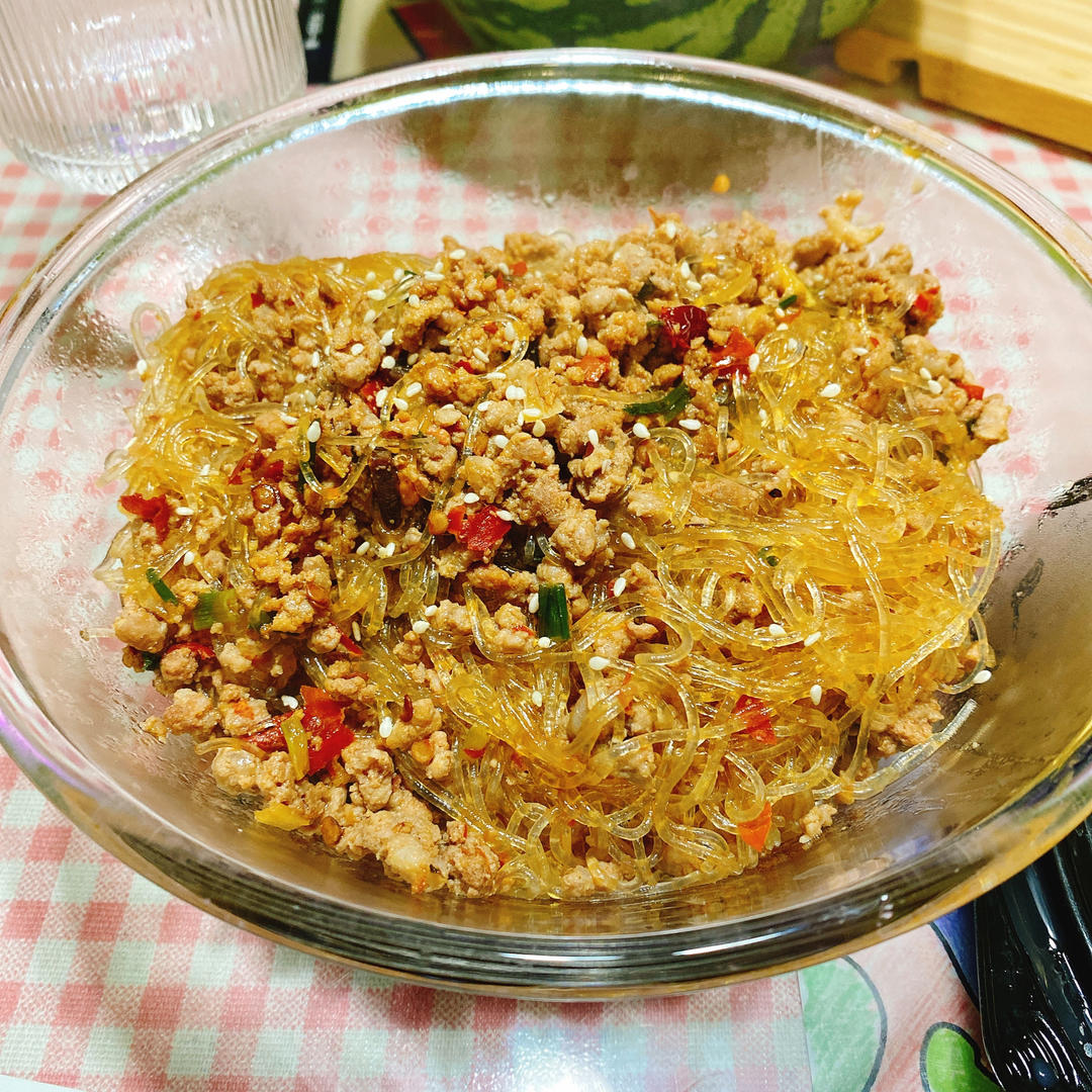 蚂蚁上树(肉末炒粉丝)超下饭‼️十分钟搞定