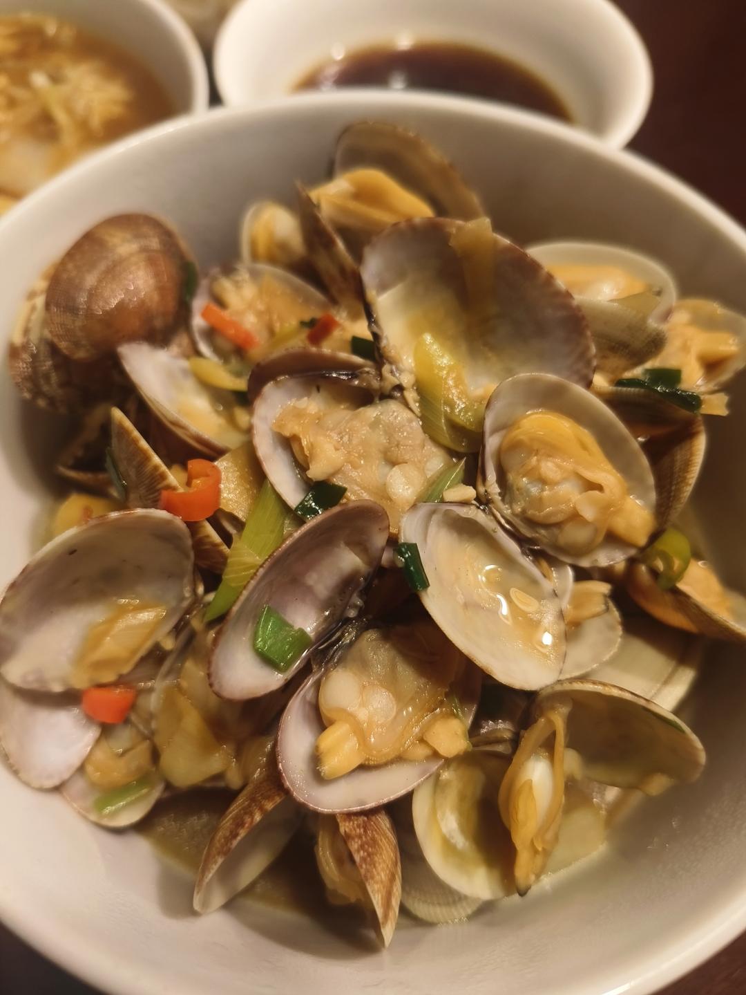 5分钟快手菜❗️秒杀路边摊爆炒花甲～好吃到爆