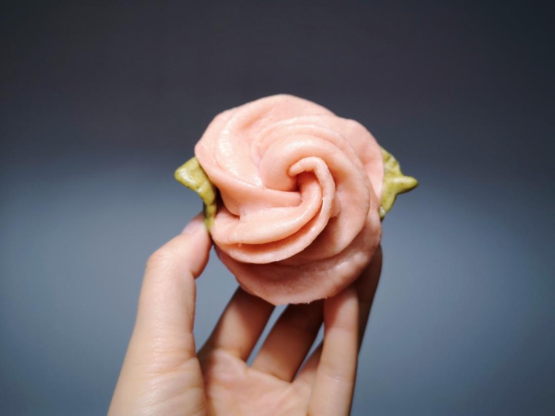 玫瑰花馒头