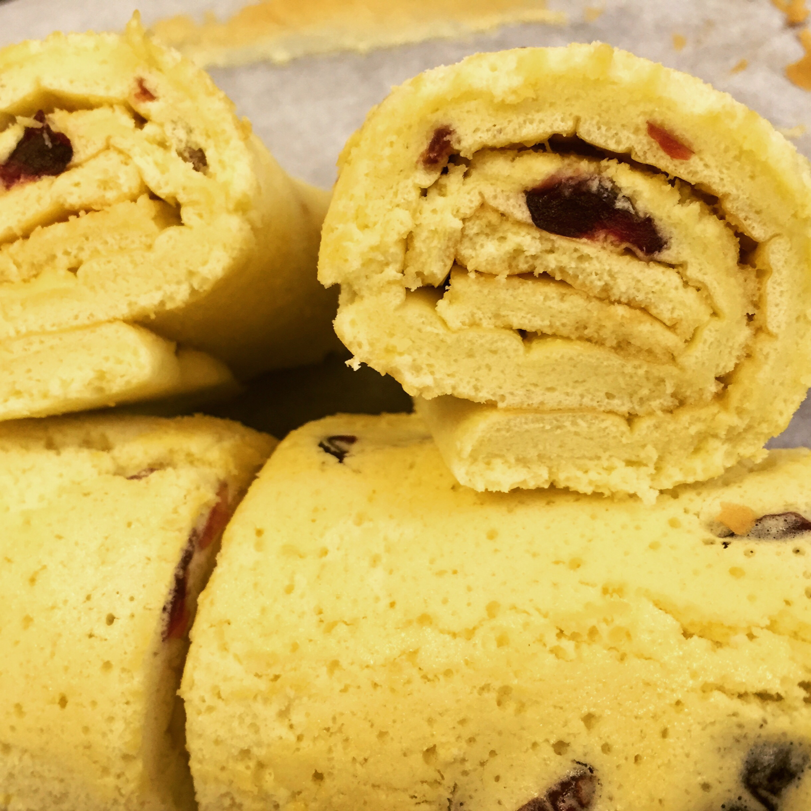 smilemisschen做的提子蛋糕卷