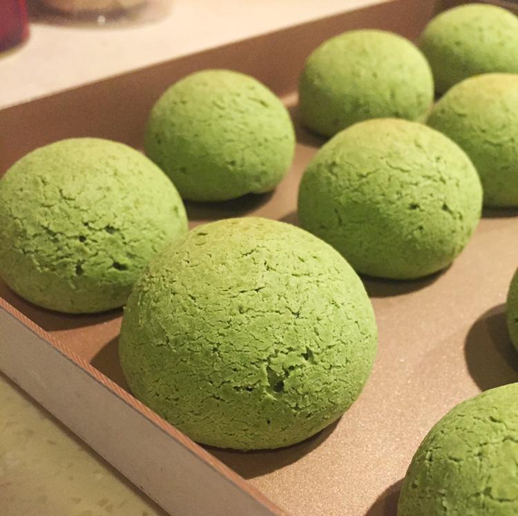 抹茶蔓越莓麻薯包（不回缩）