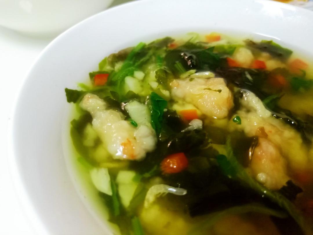 紫菜虾滑汤